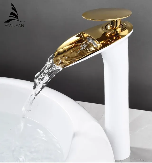 Robinets de lavabo Robinet de salle de bains blanc… – vue 2