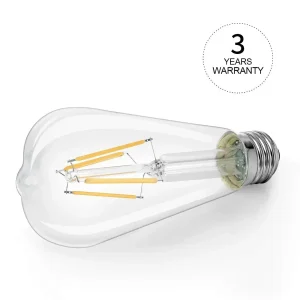 Lampe à économie d’énergie LED Edison, messieurs convaincus ST64, or réglable, 4W, 6W, 8W, 12W, 16W, 220V, 110V, 2700K, 6000K, 360 degrés Lampe à économie d’énergie LED Edison, messieurs convaincus ST64, or réglable, 4W, 6W, 8W, 12W, 16W, 220V, 110V, 2700K, 6000K, 360 degrés
