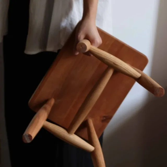 Chaise simple en bois – vue 6