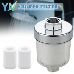 Filtre à eau pour pomme de douche, ajustement universel, élimine le chlore et les impuretés, améliore la qualité de l&rsquo;eau pour la douche