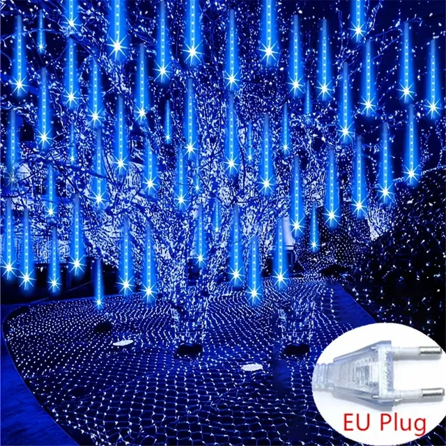 Guirlande lumineuse LED en forme de pluie de météores – vue 4