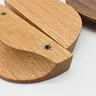 Bouton de porte en bois massif semi-transparent – vue 5