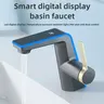 Robinet de lavabo à affichage de la température haut de… – vue 2