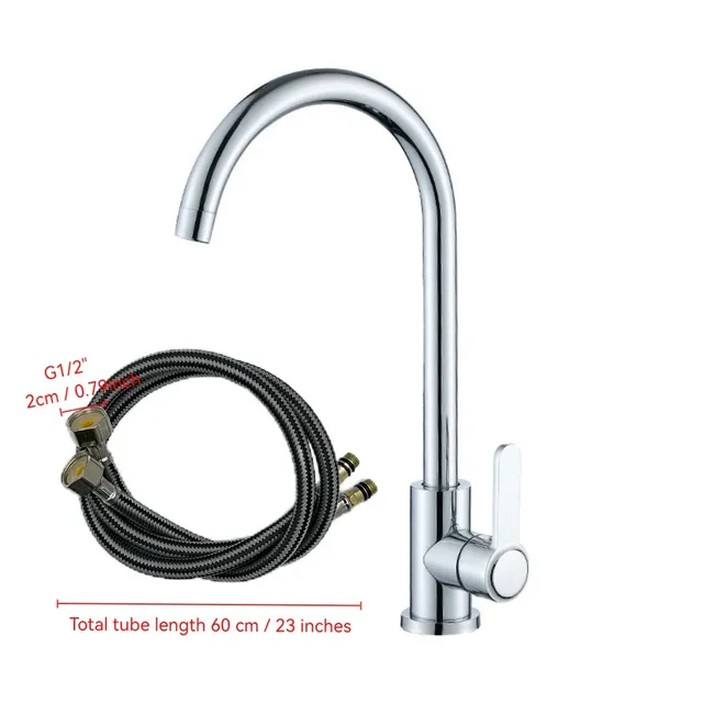 Robinet cuisine traditionnel mitigeur monocommande… – vue 4