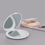 Miroir rond plié Double face, mignon, Mini clapet, pour étudiant, Portable, poche pour Dressing, bricolage, petit miroir de maquillage rond