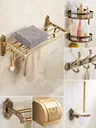 Accessoires de salle de bains sculptés en…