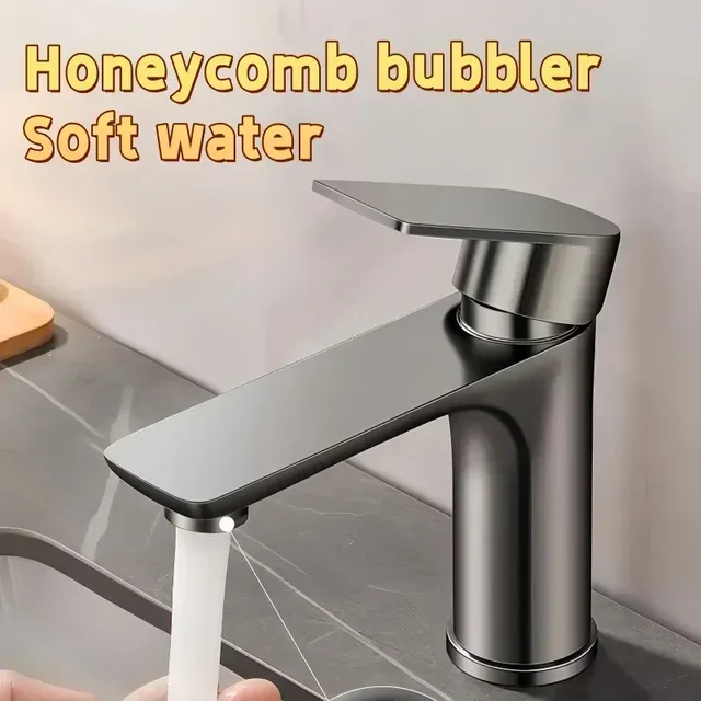 Robinet d'eau froide et chaude en acier inoxydable – vue 3