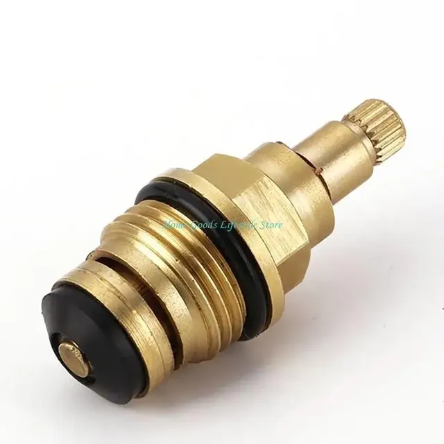 Cartouche de robinet à bobine d'ouverture lente en laiton – vue 3