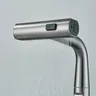 Mitigeur monotrou inox brossé bec coudé douchette… – vue 4