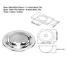 Evier rond inox304 poli miroir encastrable montage bol… – vue 2