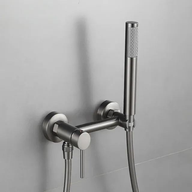 Robinet de douche de salle de bains en or Rose – vue 5