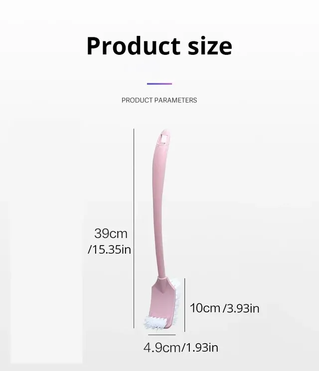 Brosse de toilette multifonction à Double tête – vue 3