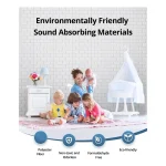 panneaux acoustiques insonorisants autocollants relief tridimensionnel motif brique blanc polyuréthane 40cm 30cm 1cm écologique non toxique inodore studios crèches chambres