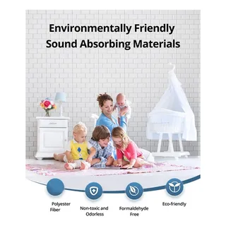 Panneaux acoustiques insonorisants autocollants relief tridimensionnel…