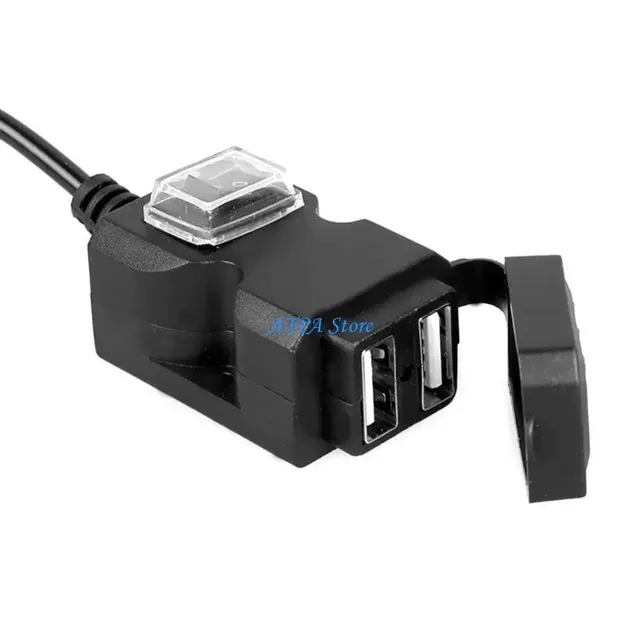 Chargeur USB guidon moto scooter bateau voiture double… – vue 2