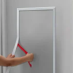 Nouvelle bande décorative européenne auto-adhésive, bande décorative Flexible et pliable, cadre mural de fond, bande décorative blanche