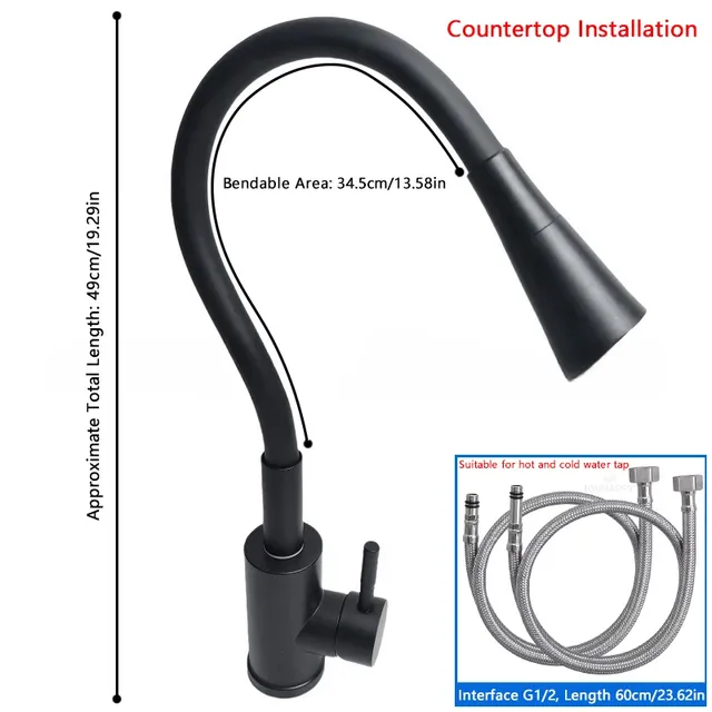 Robinet d'évier de cuisine Flexible – vue 6