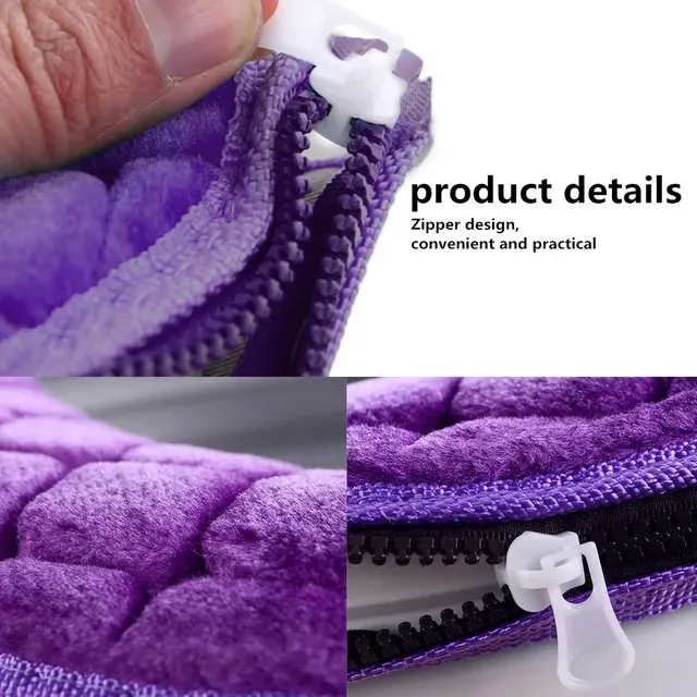 Coussin de siège de toilette en velours – vue 5