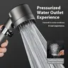 Pommeau douche main tête brosse silicone anthracite… – vue 5