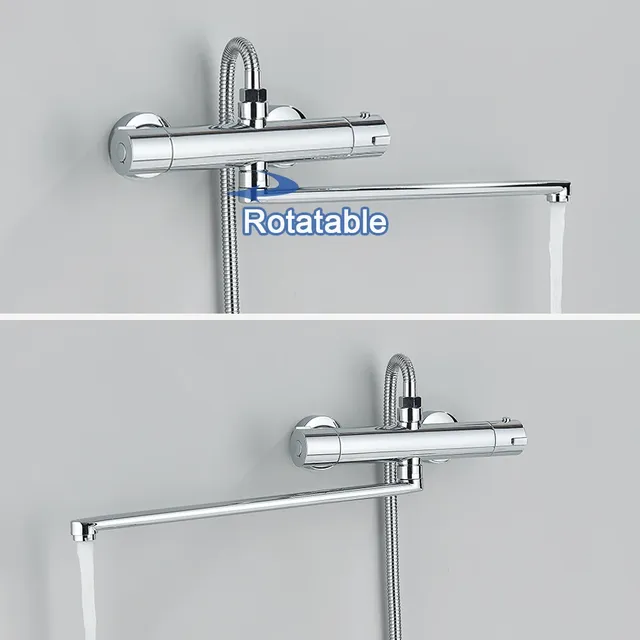 Robinet de douche thermostatique robinet de mélange… – vue 5