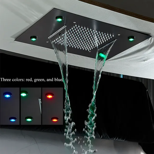 Pommeau de douche avec lumière LED – vue 2