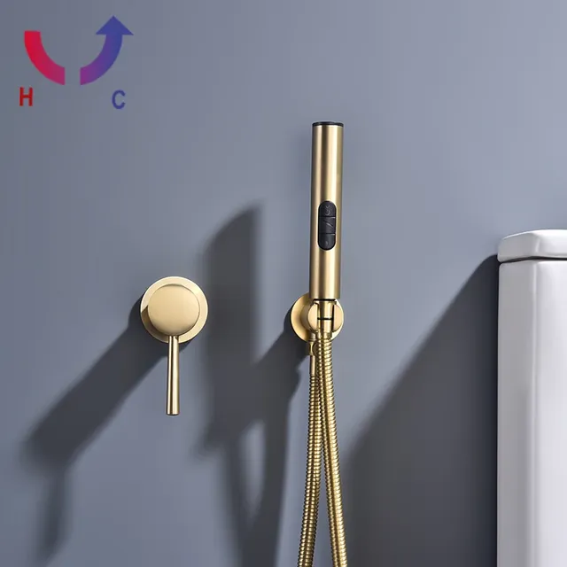 Robinets de douche de Bidet en Nickel brossé – vue 6