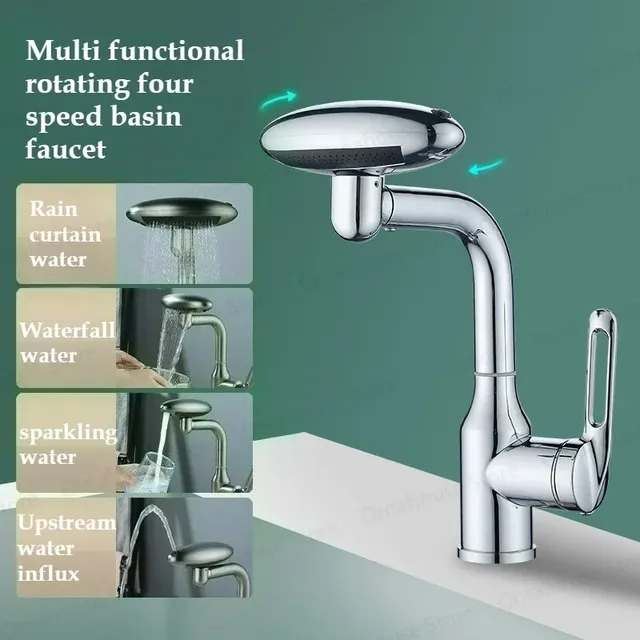 Robinet de lavabo cascade multifonctionnel – vue 4