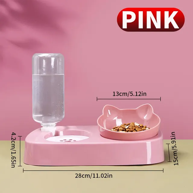 1 pièce-cuiseur pour chat Double bol pour chien eau… – vue 6