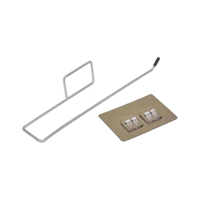Porte-papier hygiénique adhésif pour salle de bain – vue 5