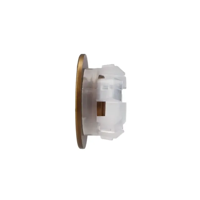 Anneau tropplein lavabo rond cuivre laiton chromé… – vue 3