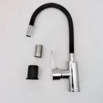 Robinet de cuisine universel, lavabo de cuisine, mélangeur d&rsquo;évier résistant aux éclaboussures, robinet d&rsquo;eau chaude et froide