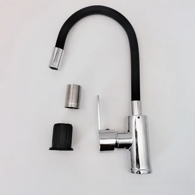 Robinet cuisine mitigeur monocommande bec haut flexible…