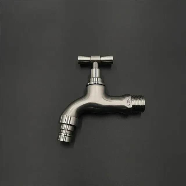 Salle de bains 304 robinet en acier inoxydable mural… – vue 3
