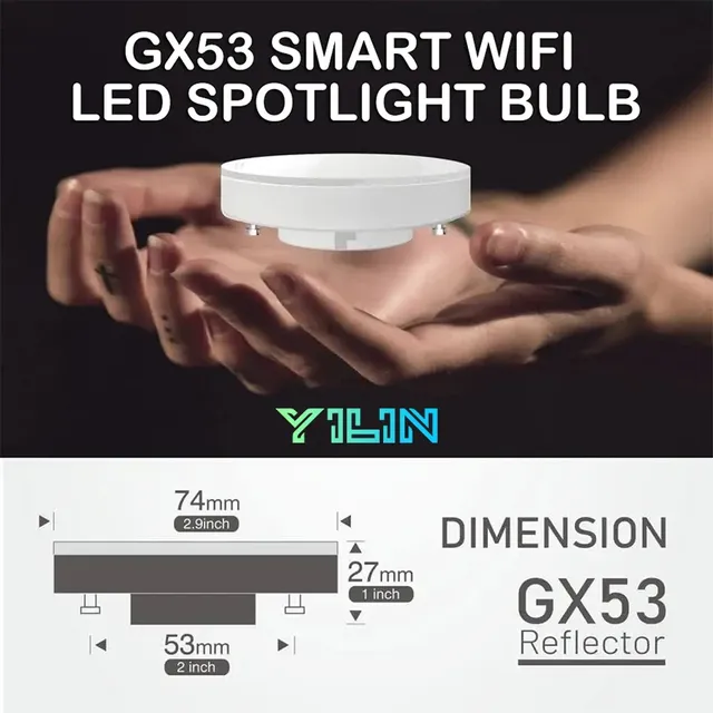 GX53-Ampoule de budgétaire WiFi intelligente – vue 3