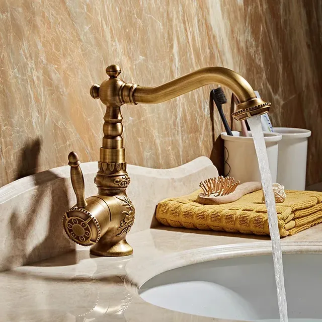 Robinet Antique salle de bains chaud et froid Style… – vue 3