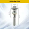 Évier de lavabo de salle de bains en acier inoxydable – vue 7