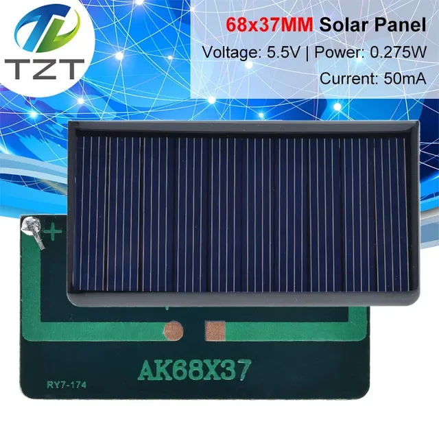 1/3 pièces 5.5V 50mA panneaux solaires polycristallin…