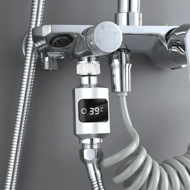 Pyromètre de douche numérique LED – vue 4