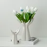 Vase en céramique bras de main Bouquet de paume… – vue 2