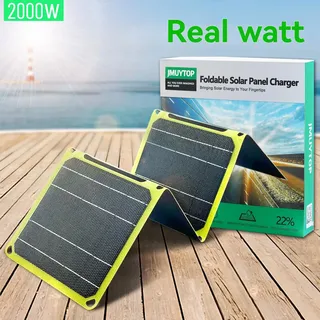 2000W puissant portable pliable panneau solaire flexible 5v USB A C…