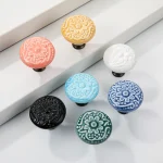 Poignée en céramique pour document, poignée d&rsquo;armoire minimaliste moderne, poignée de porte de cuisine Foy et boutons Chi Board Foy