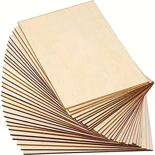 Panneaux en bois rectangulaires inachevés pour la coupe artisanale