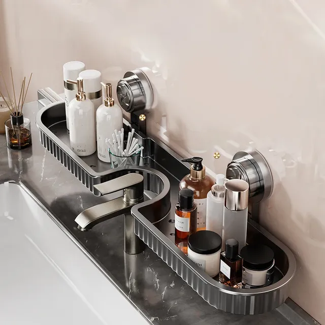 Étagère évier ventouse sans perçage fixation murale gain… – vue 2