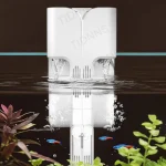 Filtre mural d&rsquo;aquarium 3/5/7W 3 en 1, Purification de l&rsquo;eau, Circulation, Double cascade, filtre externe silencieux pour Aquarium, 220V