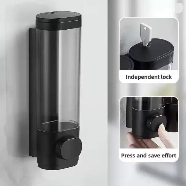 Distributeur de savon liquide à trois têtes – vue 2