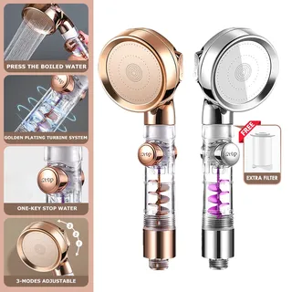 Pommeau douche turbocompressé haute pression trois modes réglables…