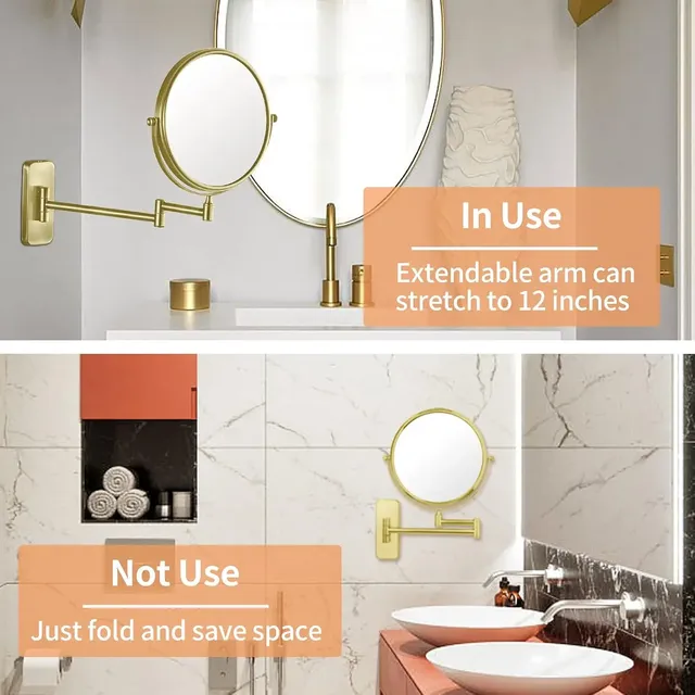 Miroirs de salle de bains grossissants 10X – vue 4