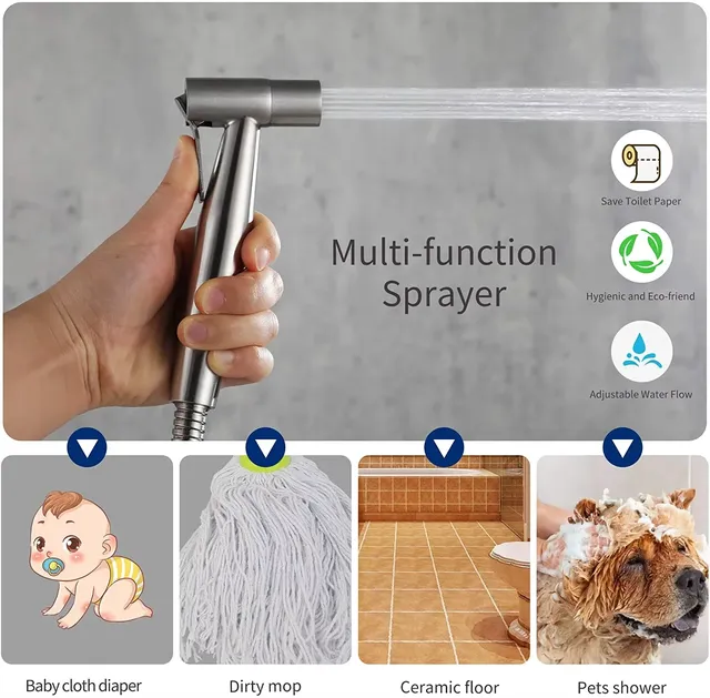 Salle de bains en acier inoxydable robinet Spray… – vue 3