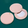 Miroir rotatif rond en cuir – vue 4