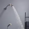 Mélangeur de douche de salle de bains mural en or brossé… – vue 2
